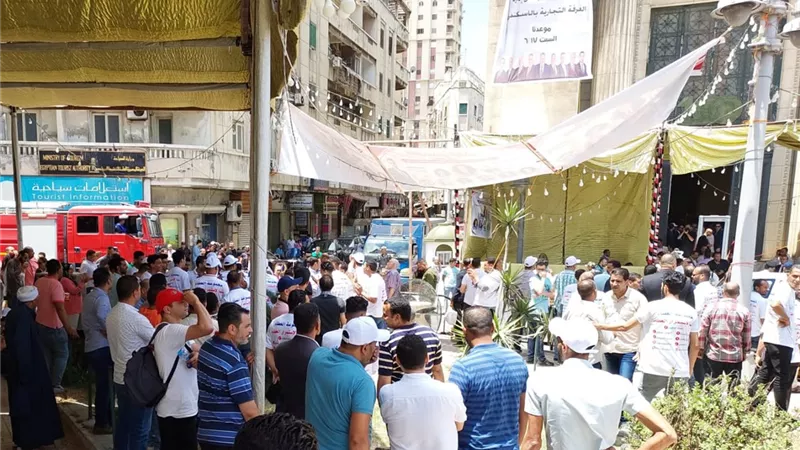 اجواء كرنفاليه لاستقبال الناخبين بالغرفه التجاريه