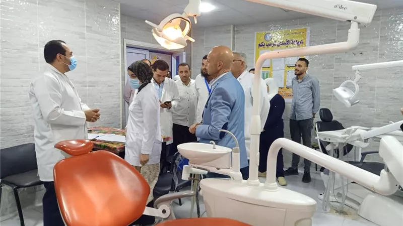 مديرالصحة يطمئن على جودة الخدمة بعناية أولاد صقر