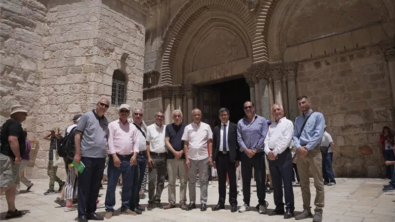 متخصصون مغاربة فى العمارة الأثرية يزورون القدس