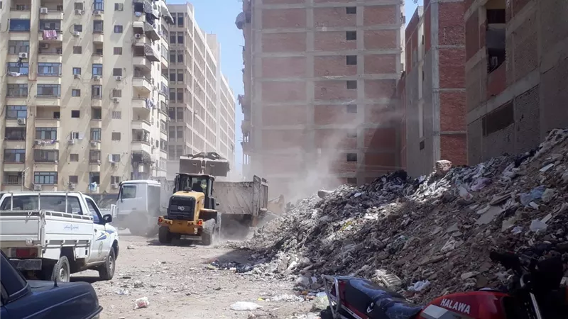 رفع 1520 طن قمامة ومخلفات الصلبة خلال حملة للنظافة بالمنصورة