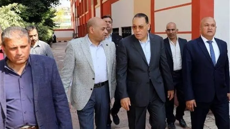 وزيرالتربية والتعليم ومحافظ كفرالشيخ يتفقدان لجان الثانوية العامة