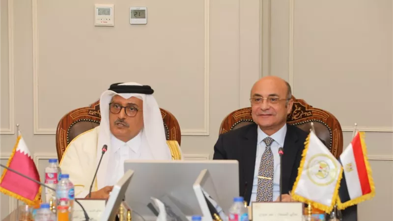 وزير العدل يستقبل نظيره القطري بمقر الوزارة في العاصمة الإدارية