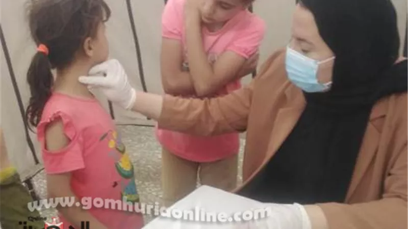 جامعة السادات تدشن قافلة طبية بكفر هورين.. ضمن حياة كريمة
