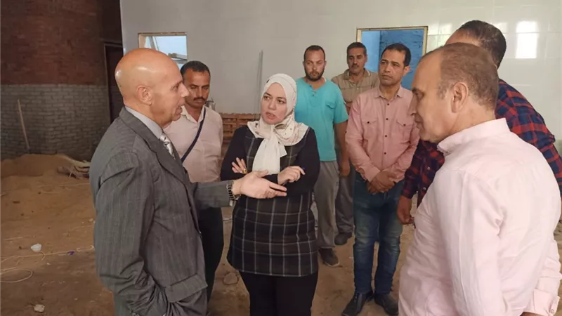 مسعود يتفقد أعمال التطوير الجارية بالمجلس الطبي العام بالشرقية