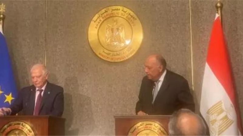 جوزيب بوريل:دور مصر رئيسى لتفعيل عملية السلام بين فلسطين وإسرائيل