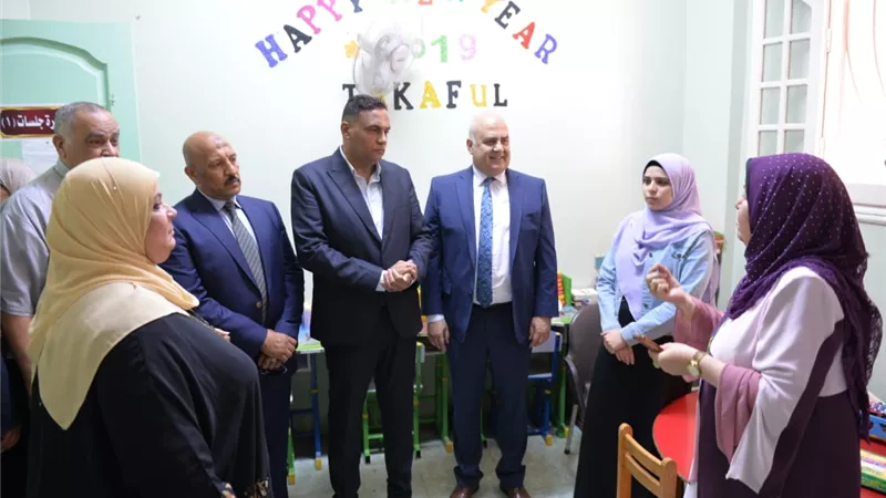 المحافظ يفتتح دار رعاية ويتفقد جمعية الفجر الجديد لذوي الهمم