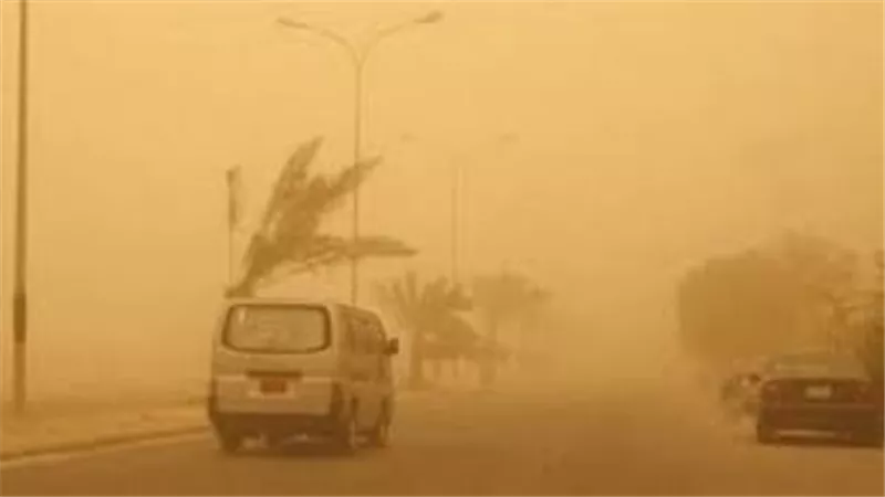 الارصاد تحذر من عاصفة ترابية غدا