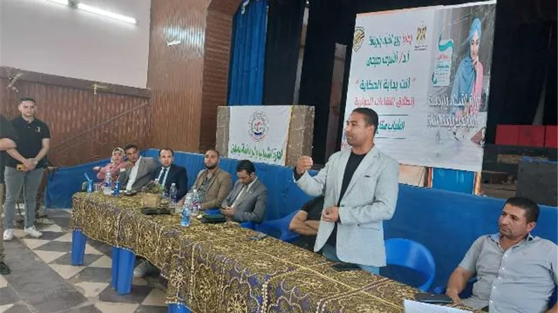 انطلاق ثانى اللقاءات الحوارية لمبادرة انت بداية الحكاية بملوى