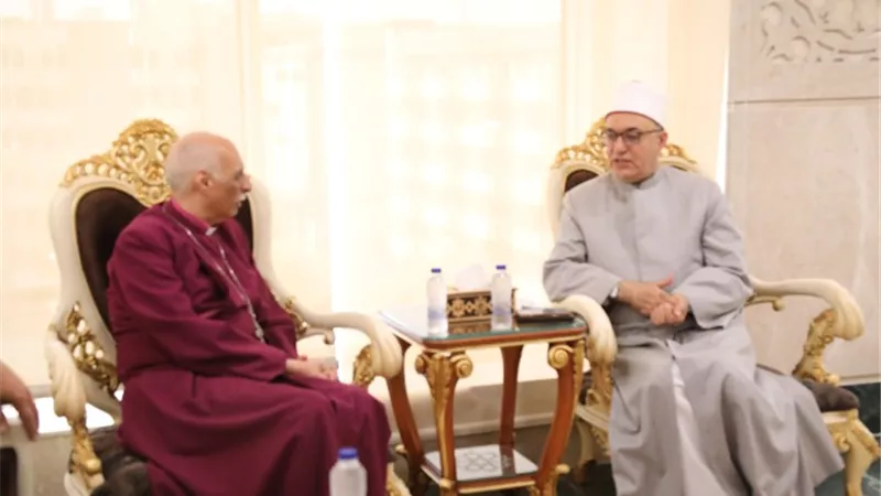 عياد يلتقي سامي فوزي للكنيسة الأسقفية الأنجليكانية