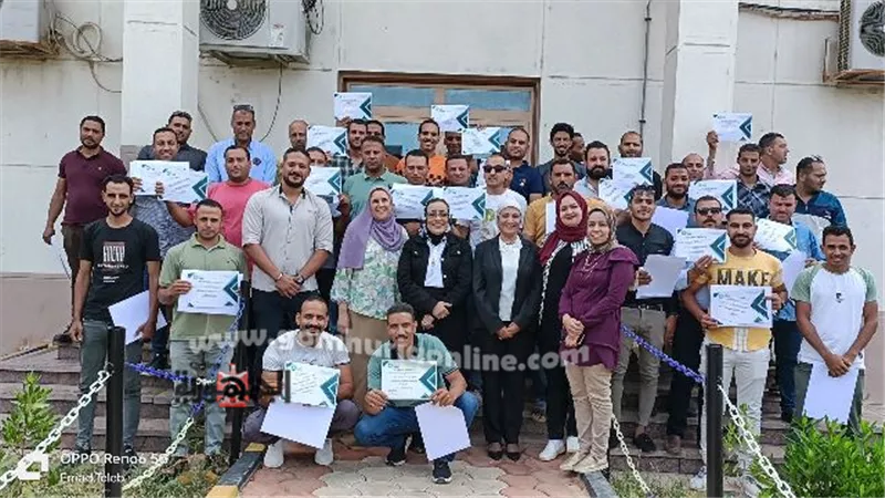 مياه المنوفية: تكرم 45 سائق اجتازو برنامج تنمية المهارات