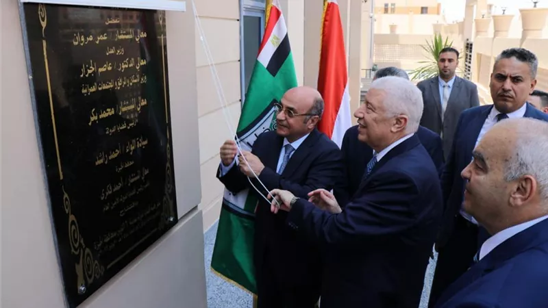 وزير العدل يفتتح مقر فرع قضايا الدولة بمدينة اكتوبر