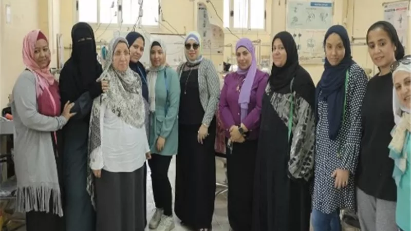 مديرية العمل بالقاهرة تتفقدية مركز تدريب شهداء الكتيبة 103