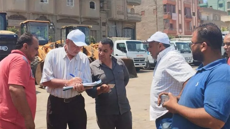لجان لفحص الحالة الفنية بالحملات الميكانيكية بالدقهلية