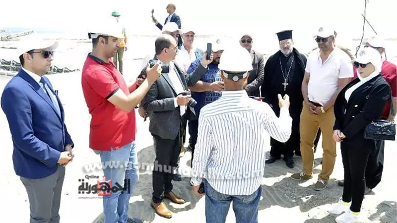 حزب مستقبل وطن بدمياط يزور الشركة المصرية للرمال السوداء
