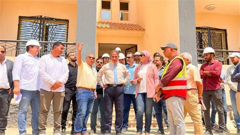 جهاز مدينة السويس الجديدة يعلن تفاصيل زيارة وفد نقابة مهندسين صور