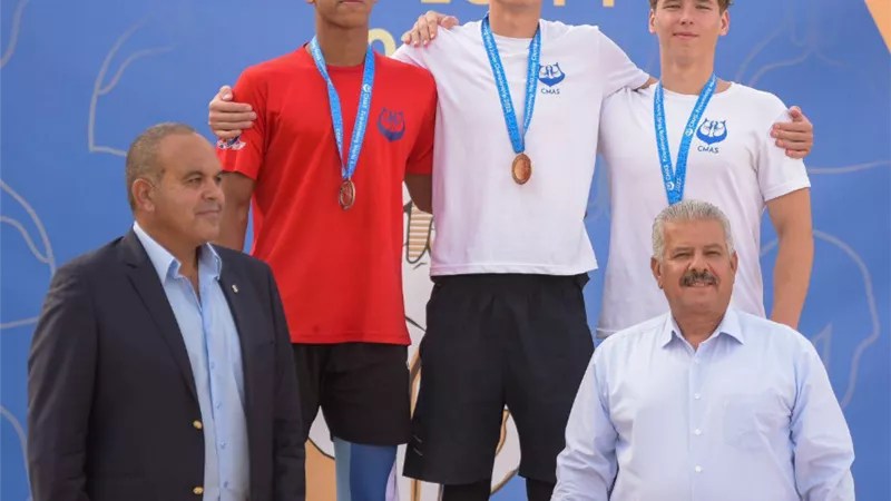 مصر تحصد 4 ميداليات ببطولة العالم للسباحة بالزعانف للناشئين
