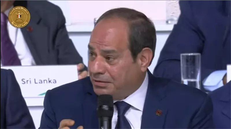 الرئيس السيسي: الدول المتقدمة لديها مسئولية إنسانية وسياسية تجاه الدول النامية