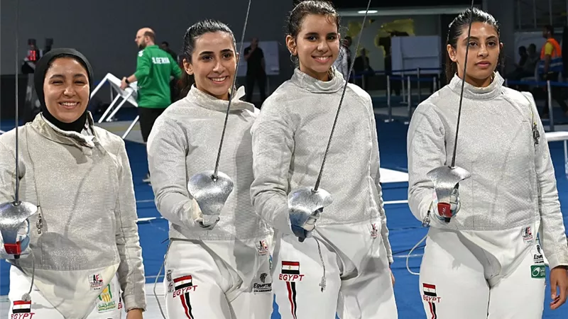 مصر تضمن 3 ميداليات فى بطولة إفريقيا للسلاح