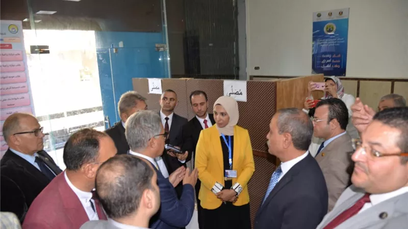 التنمية المحلية بالنواب تتفقدوحدة المتغيرات المكانية بالإسماعيلية