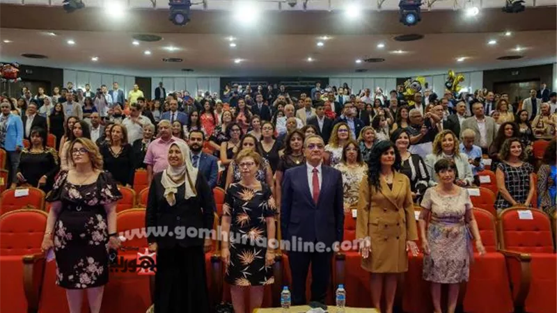 تكريم ابطال العالم وخريجي الثانوية برمسيس البريطانية بالقطامية