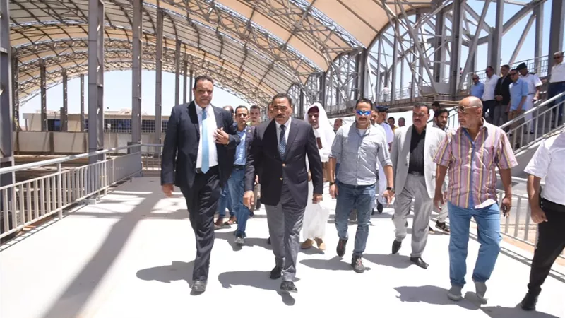 محافظ مطروح يتفقد منفذ السلوم البرى