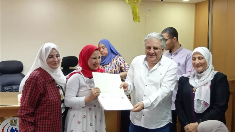 تكرم فريق التمريض بمستشفى ميت سلسيل المركزي