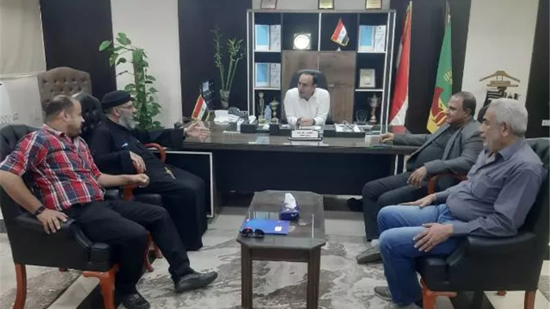 قيادات كنيسة الشروق يقدمون التهنئة للجهاز بمناسبة عيد الأضحى /صور