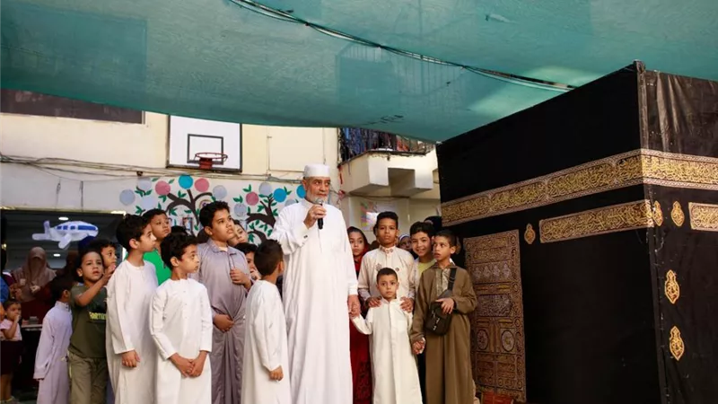 طلاب مدارس ابوالفتوح.. احتفلوا بمناسك الحج