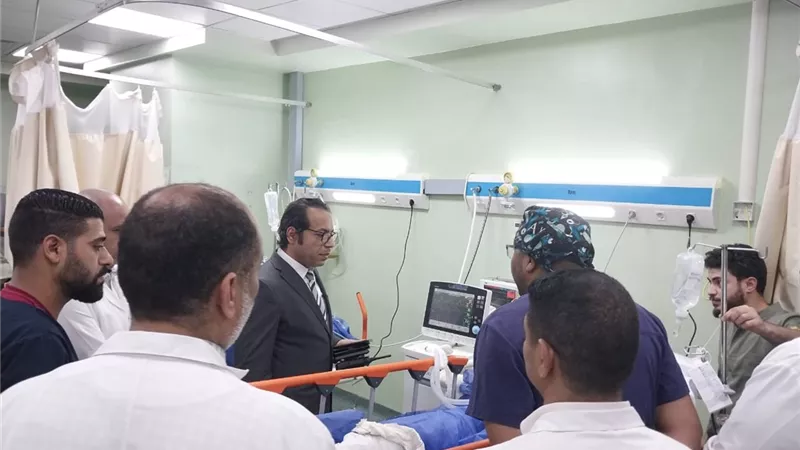 علاج ١١ مصابا فى انفجار أنبوبة بوتوجاز بإسنا جنوب الاقصر