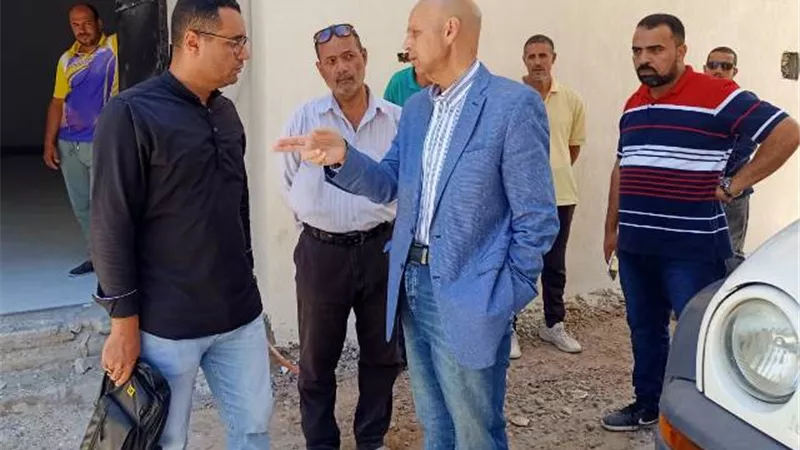 مسعود يتابع أعمال التطوير الجارية بمخازن التموين الدوائى