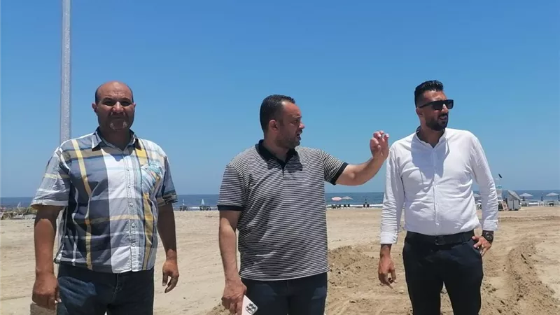 رئيس جهاز مدينة دمياط الجديدة يتابع أعمال التطوير بمنطقة الشاطئ