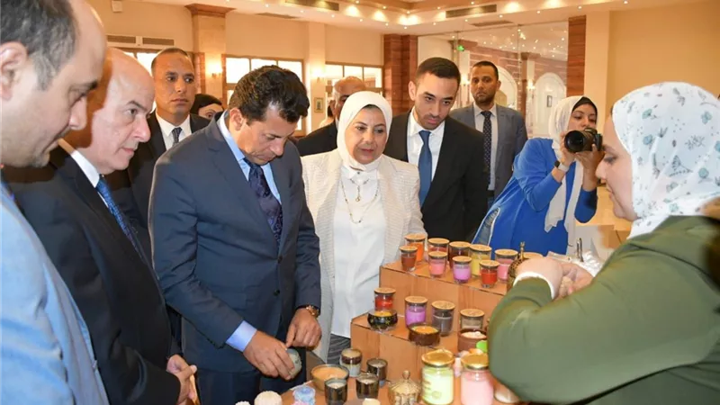 وزير الرياضة يشهد ختام مبادرة كن رائد أعمال مبدع لخلق فرص عمل