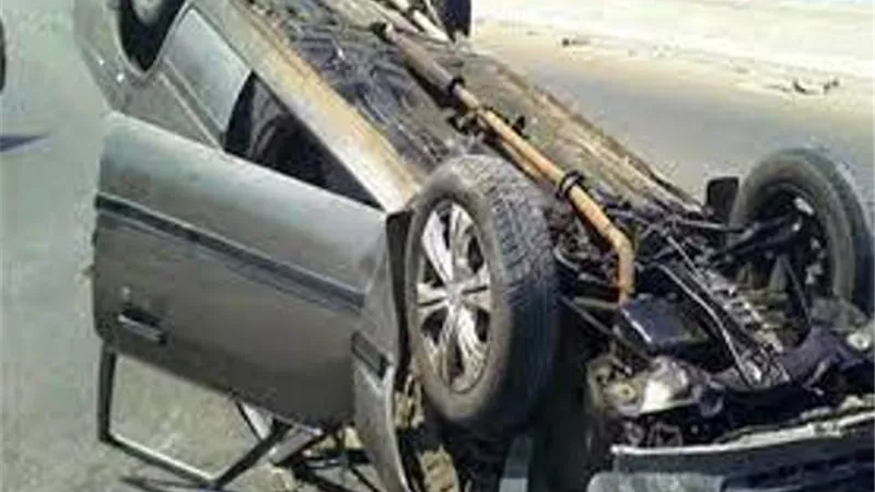 إصابة 3 إثر انقلاب سيارة فى أطفيح