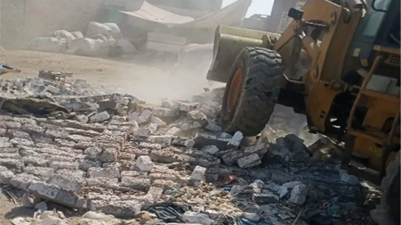 الهجان : إزالة فورية لـ11حالة تعدٍ بـ 3 مراكز فى القليوبية..صور