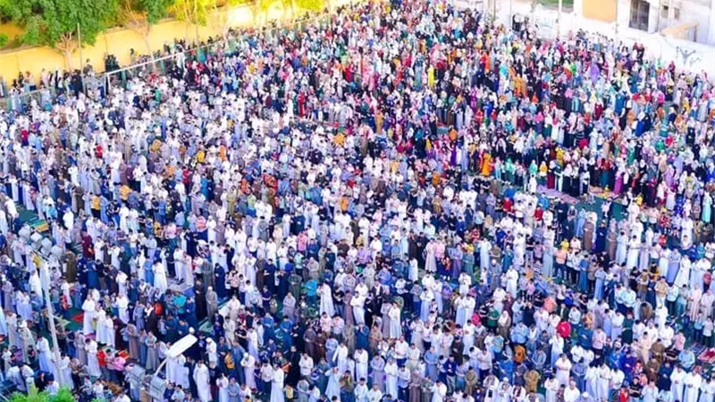 مراكز شباب المنيا تستقبل الاف المواطنين لأداء صلاة عيد الأضحى