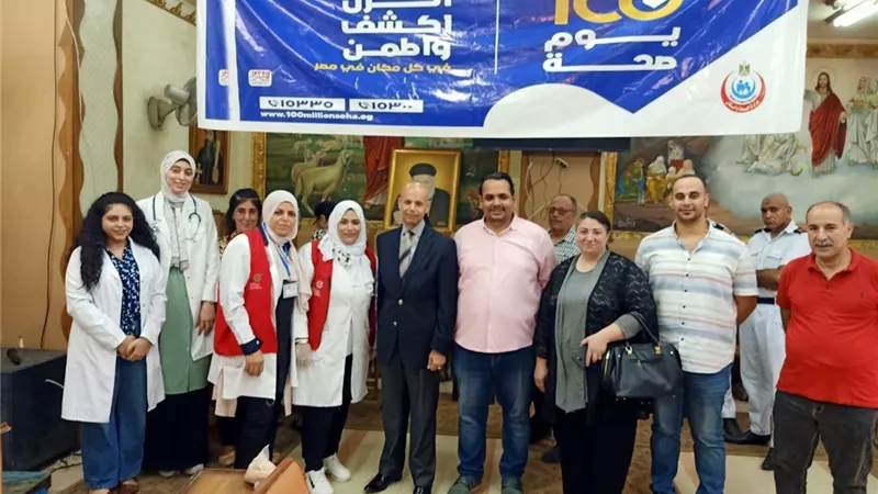 مسعود يتابع عمل الفرق الطبية لمبادرة١٠٠يوم صحةمدن ههيا والزقازيق