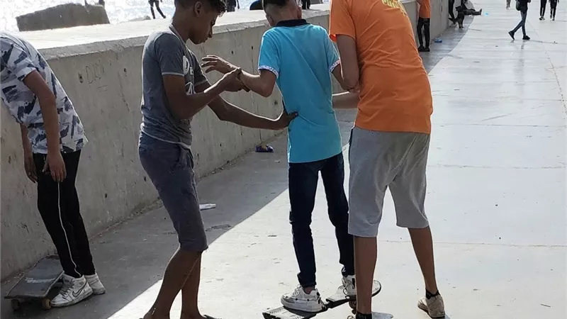 الباتيناج موضة عيد الأضحى بالأسكندرية..صور