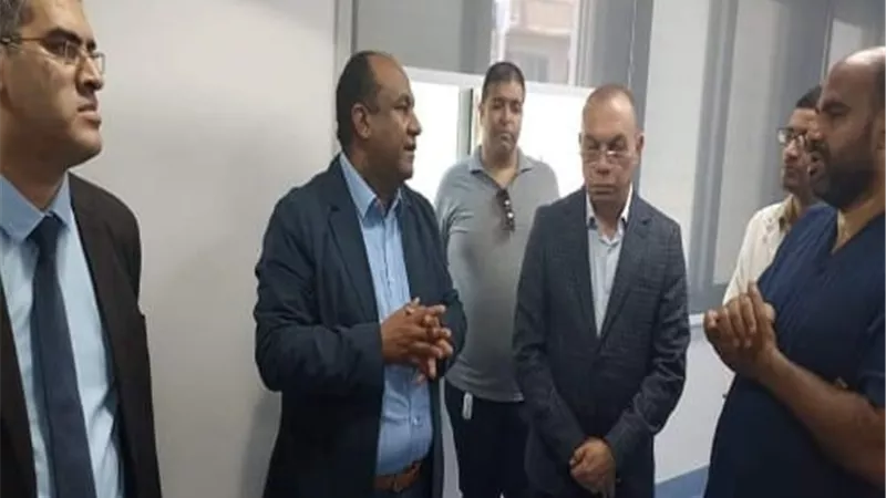 وكيل الصحة بالقليوبية يتفقد المنشآت الصحية بالخانكة