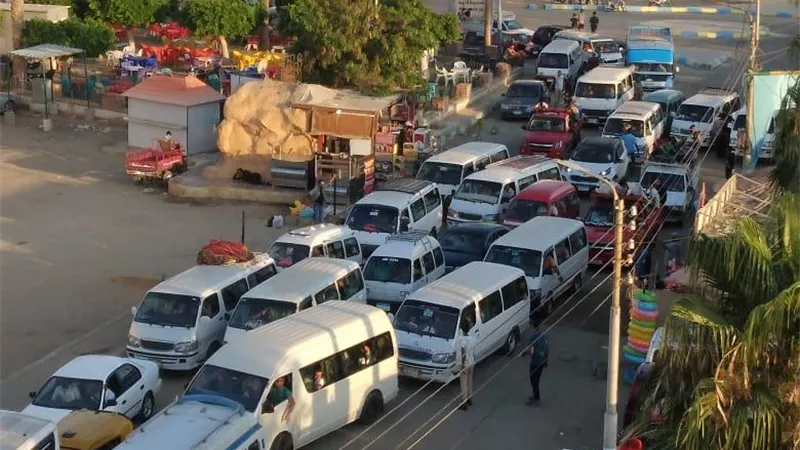 زحام بالشواطئ والحدائق بالاسماعيلية ثالث ايام العيد