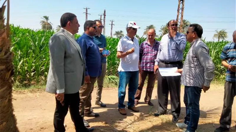 سكرتير عام بنى سويف يتفقد مشروعات مركزي الفشن وسمسطا