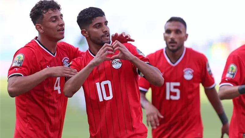 إبراهيم عادل يقود هجوم منتخب مصر الأولمبي أمام الجابون