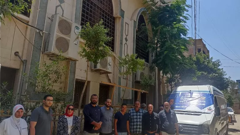تمركزان جديدان لقوافل ١٠٠ يوم صحه ببنى سويف