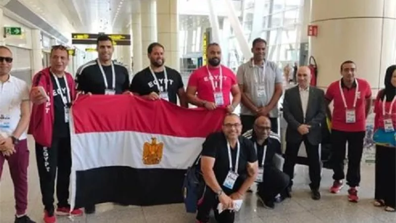 للمشاركة بالدورة العربية..بعثة منتخب مصر لألعاب القوى تصل للجزائر