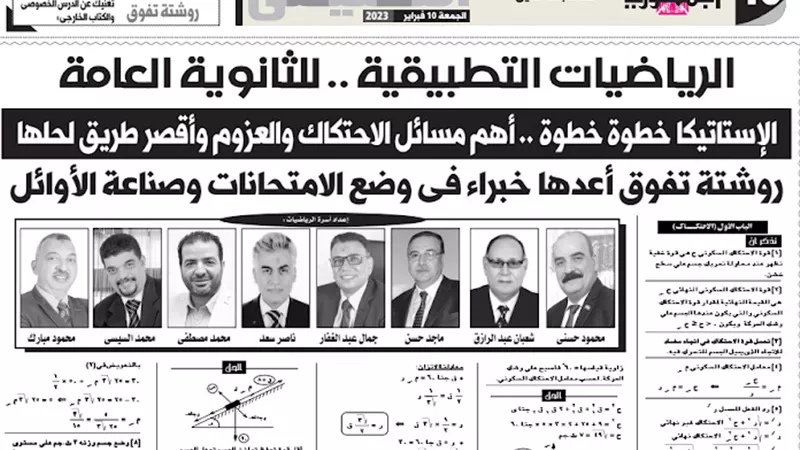 أهم مسائل الاحتكاك والعزوم في الاستاتيكا وافضل طرق الحل
