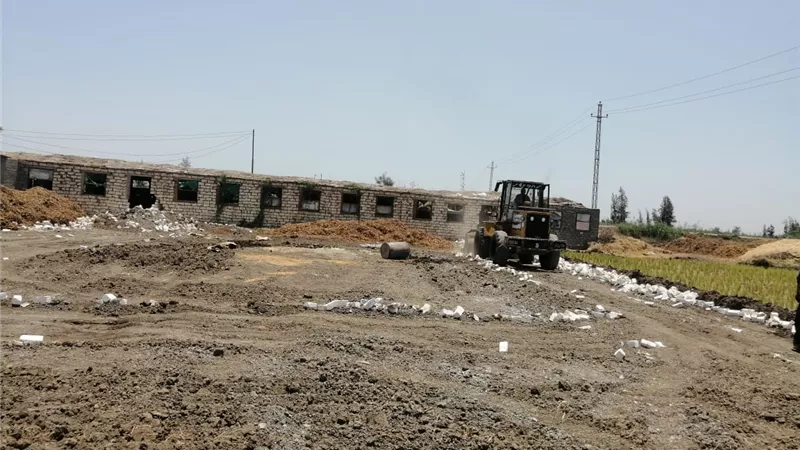 محافظ كفر الشيخ يعلن عن إزالة فورية ل50حالة تعدي على أراضى زراعية