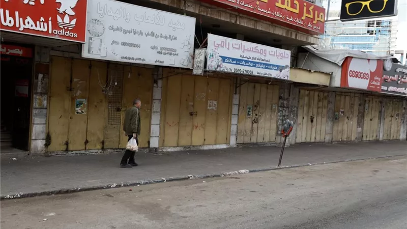 إضراب شامل في الضفةالغربيةتنديدا بعدوان الاحتلال المستمر على جنين