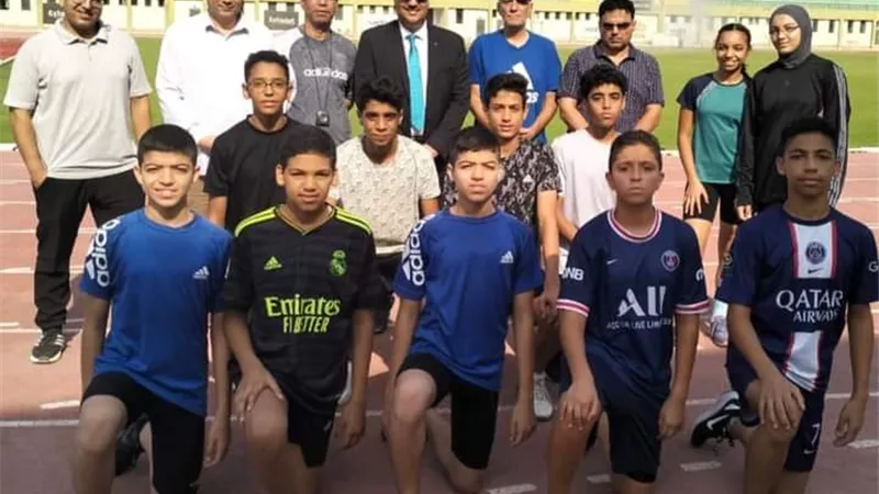 الصبروط يتابع تدريب ألعاب القوى للمشروع القومى للموهبة بالقليوبية