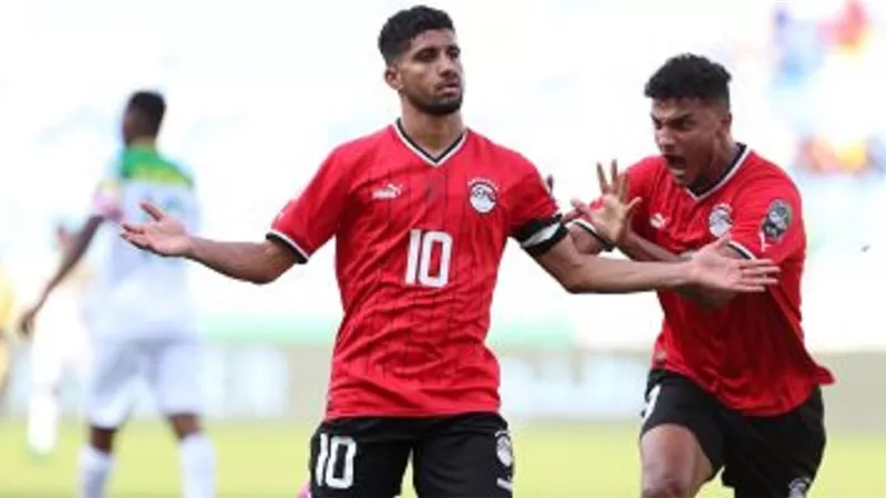 منتخب مصر الأولمبي يتقدم بالهدف الأول على غينيا