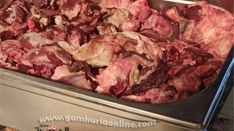 ضبط لحوم فاسده بفرع هايبر شهير بالمنتزه بعد كفر عبده