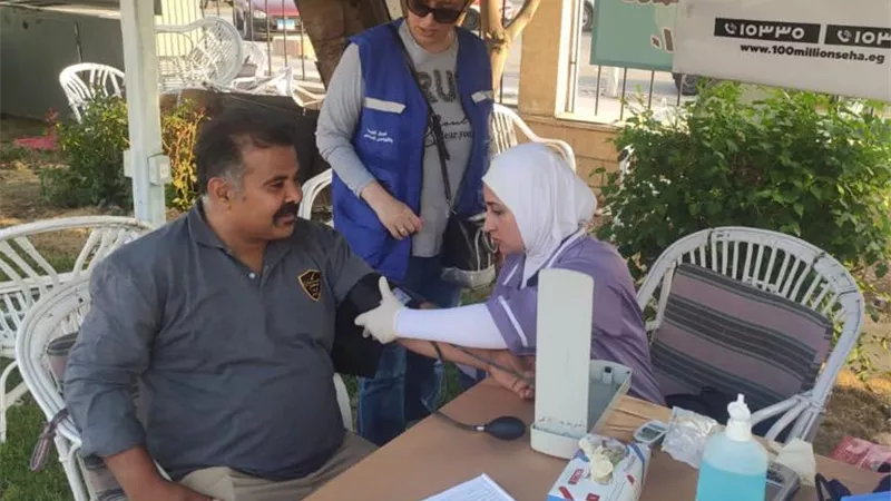 ٣٤ ألف مستفيد من حملة 100 يوم صحة بالإسماعيلية خلال ٩ أيام.صور